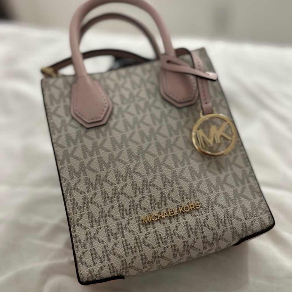 Michael Kors Pink and Cream Mini Bag - Picture 4 of 4